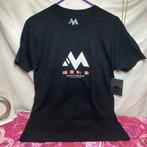 Mens mentality flag workout shirt